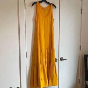 Golden maxi dress